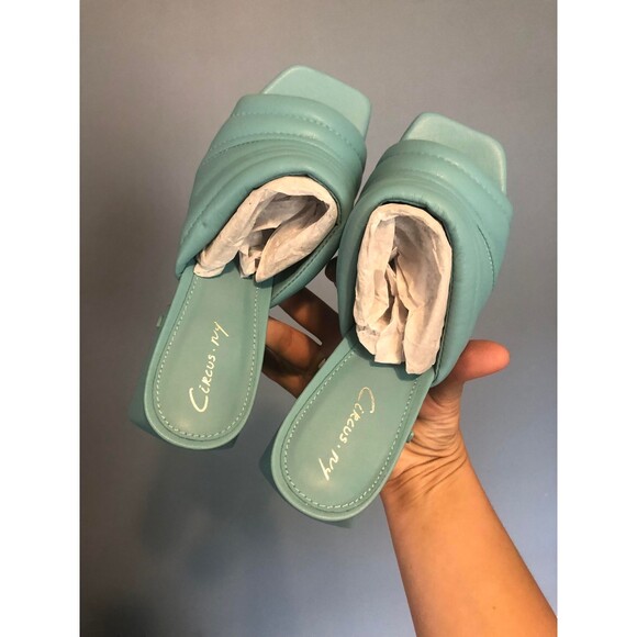 Circus NY Circus by Sam Edelman Calypso Blue Marlie Platform Sandal, size 7 - Picture 6 of 7